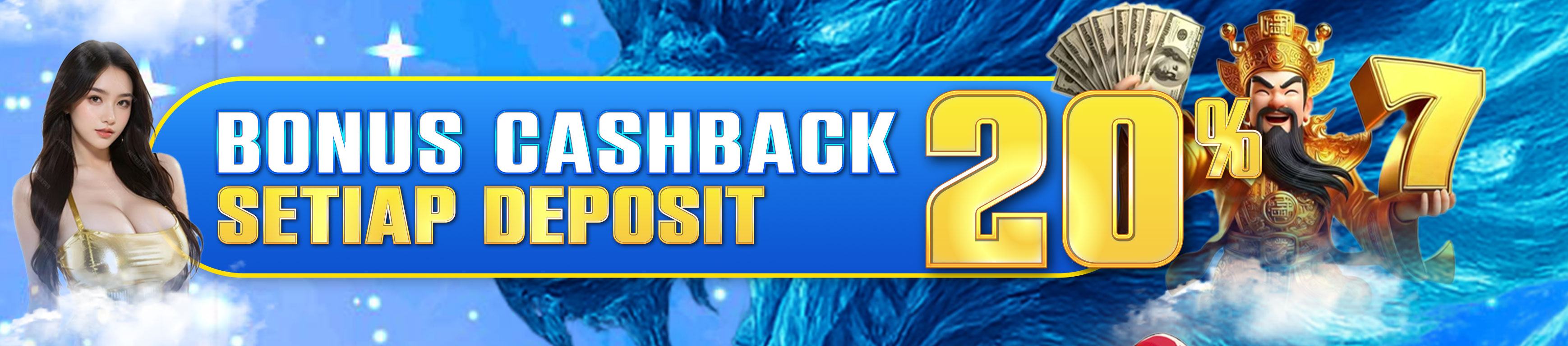  Cashback 20 persen Slot setiap deposit